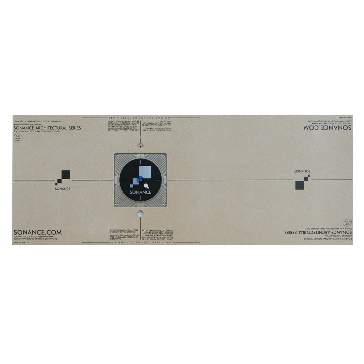Sonance Architectural Series Mounting Platform Discreet - 5/8 inch Gypsum Platform, Round