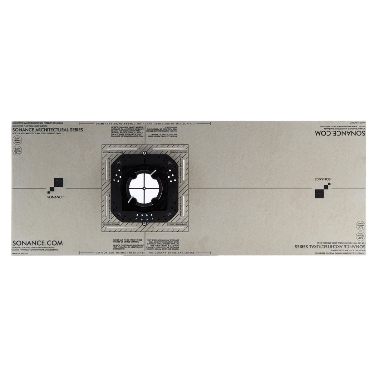 Sonance Architectural Series Mounting Platform Discreet - 5/8 inch Platform, Round & Square