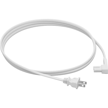 Sonos Power Cord I for Arc Amp Beam Ray Speakers - White / 6 feet (2m) / Angled