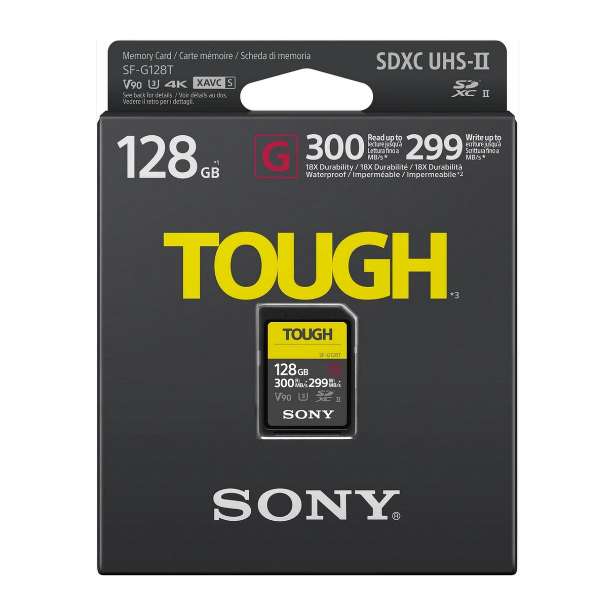 Sony UHS-II G TOUGH Series SD Memory Card - 128 GB
