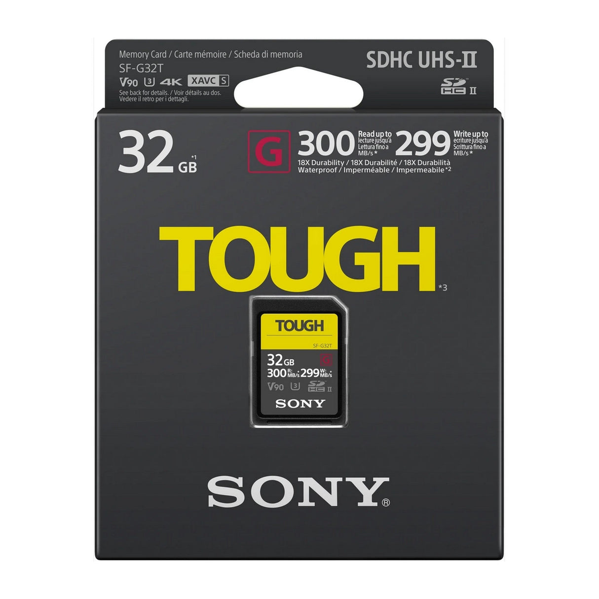 Sony UHS-II G TOUGH Series SD Memory Card - 32 GB