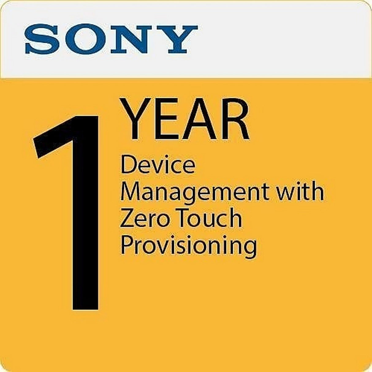 Sony Device Management with Zero Touch Provisioning License - 1 Year