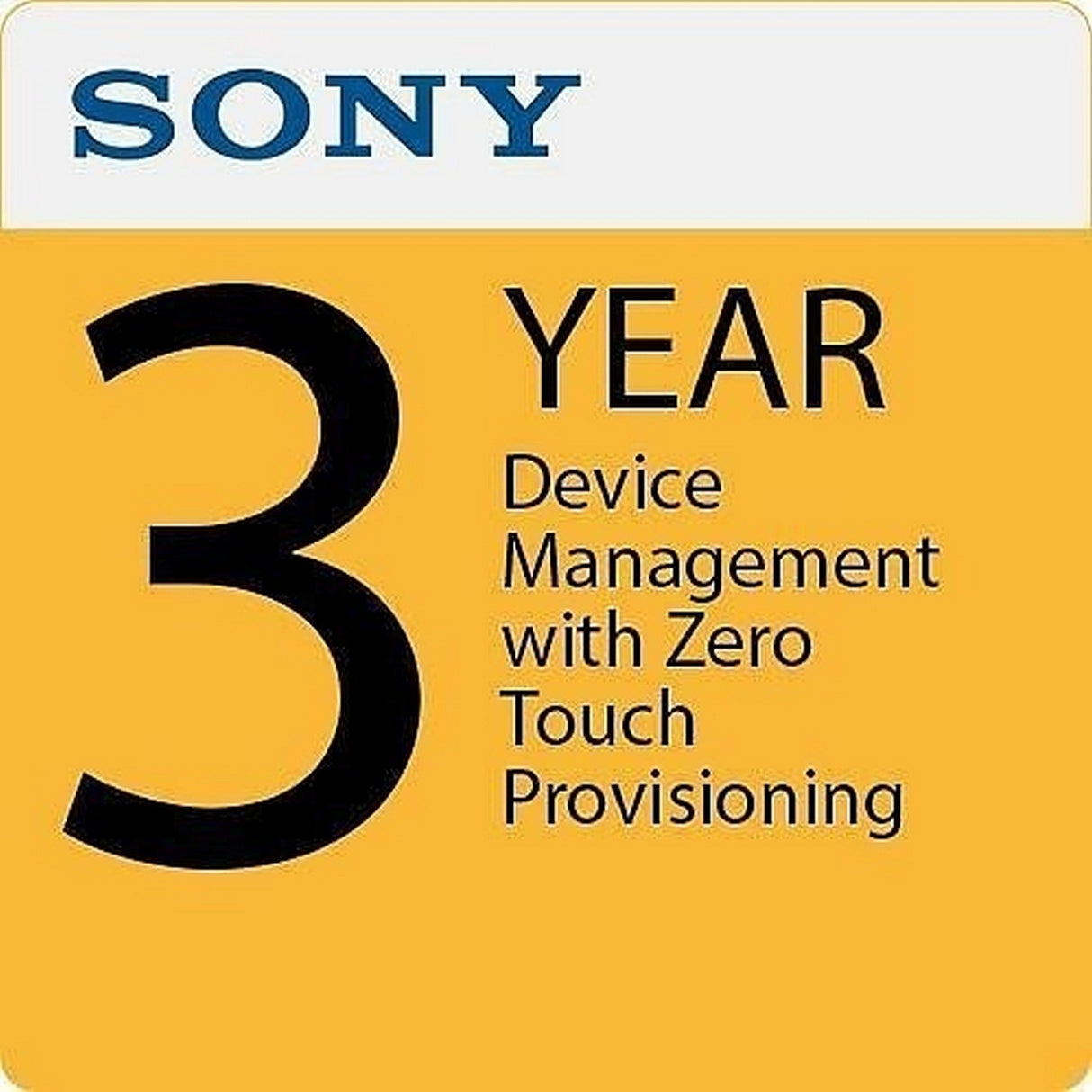 Sony Device Management with Zero Touch Provisioning License - 3 Years