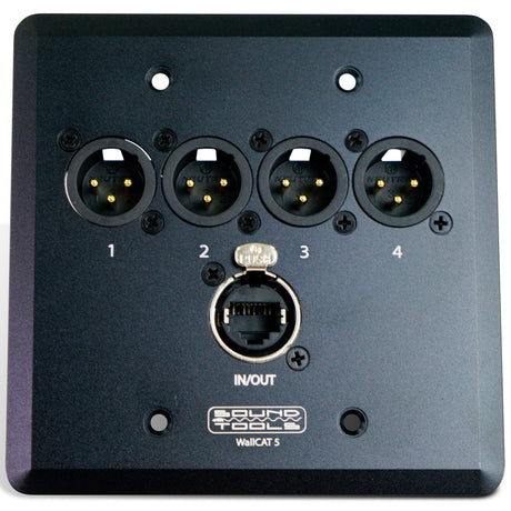 SoundTools WallCAT 5 Male XLR Analog Audio Over CAT5 - Black