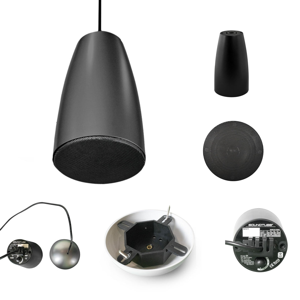 SoundTube DS31-EZ Designer Sleeve Customizable Pendant Speaker