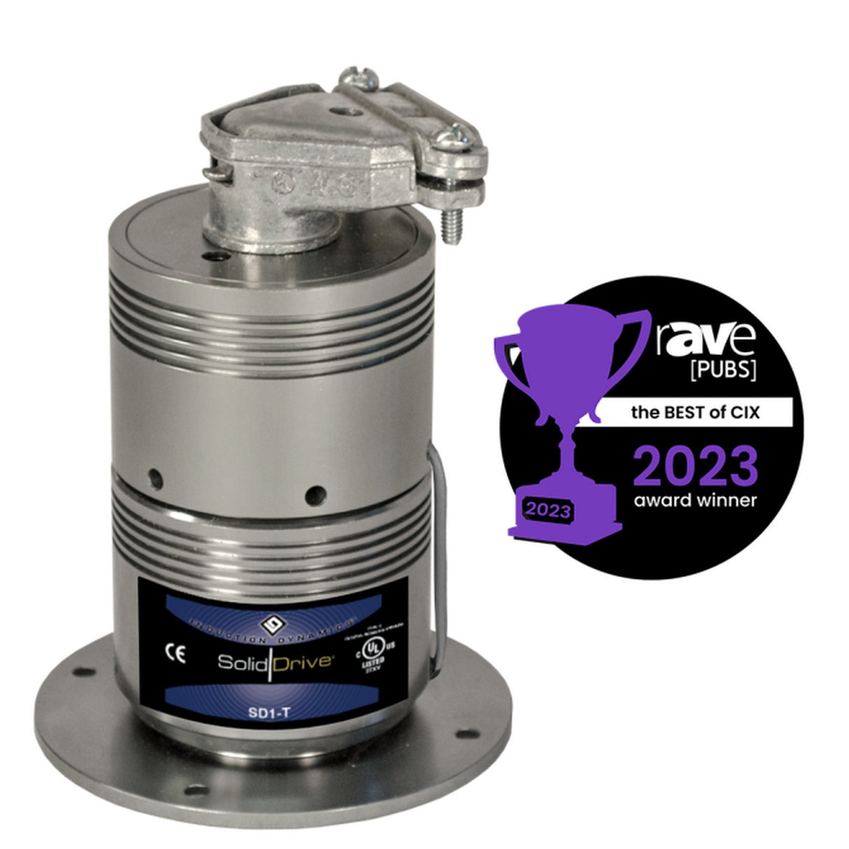 SoundTube SD-1-T Titanium Drywall Surface-Mount Actuator with Transformer