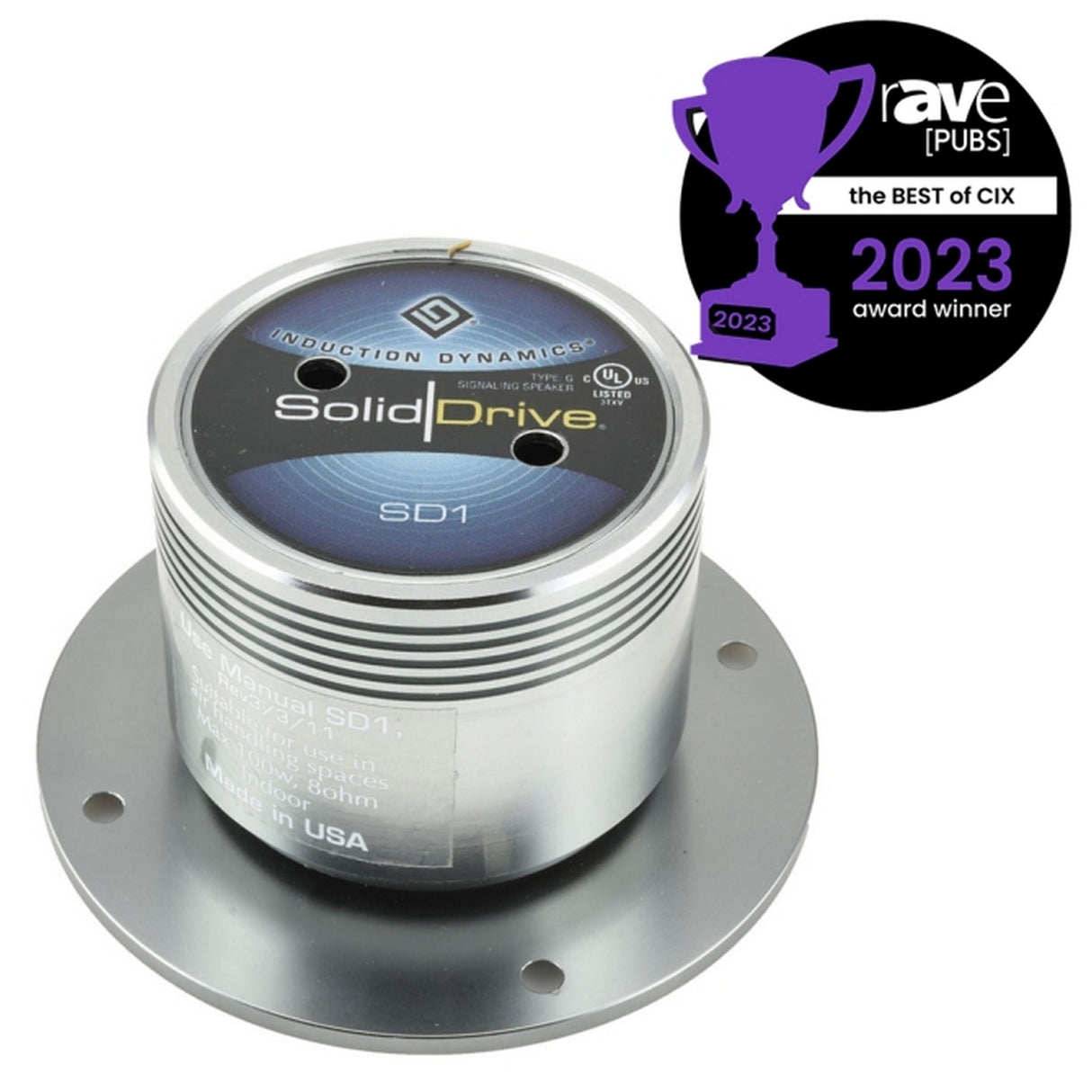 SoundTube SD-1 Titanium Drywall Surface Mount Actuator