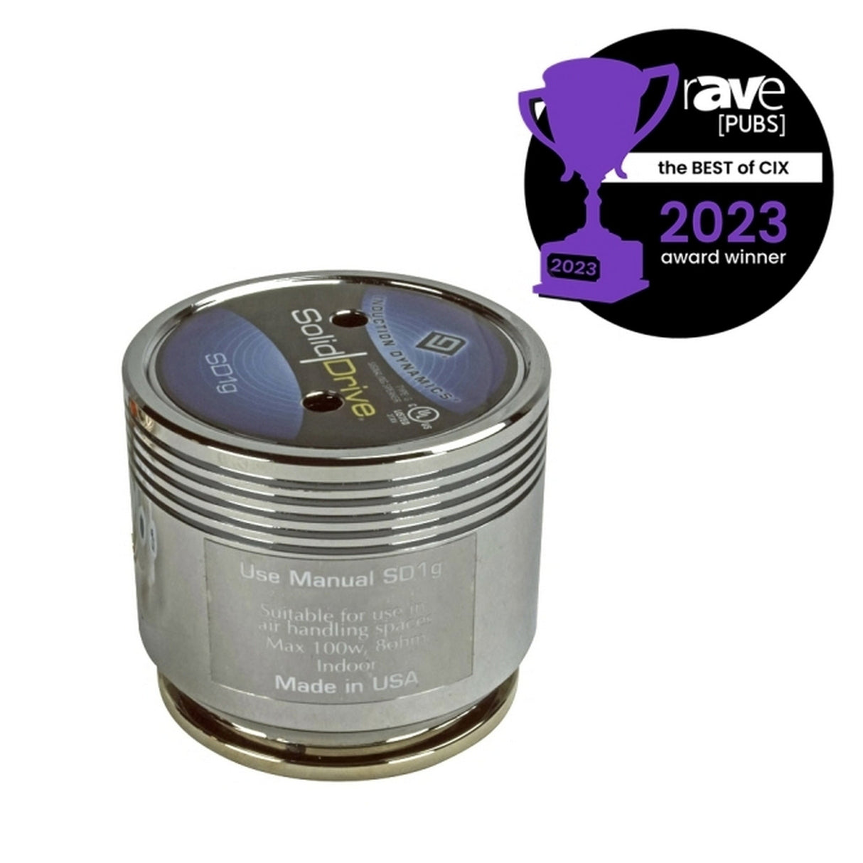 SoundTube SD-1G Titanium Glass Surface-Mount Audio Transducer