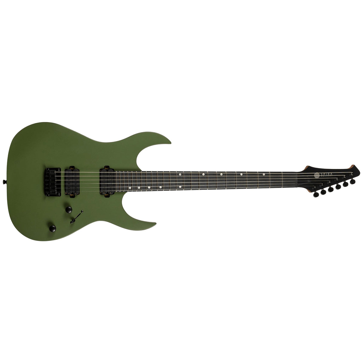 Spira Guitars S 400 Series Electric Guitar - Matte Dark Green