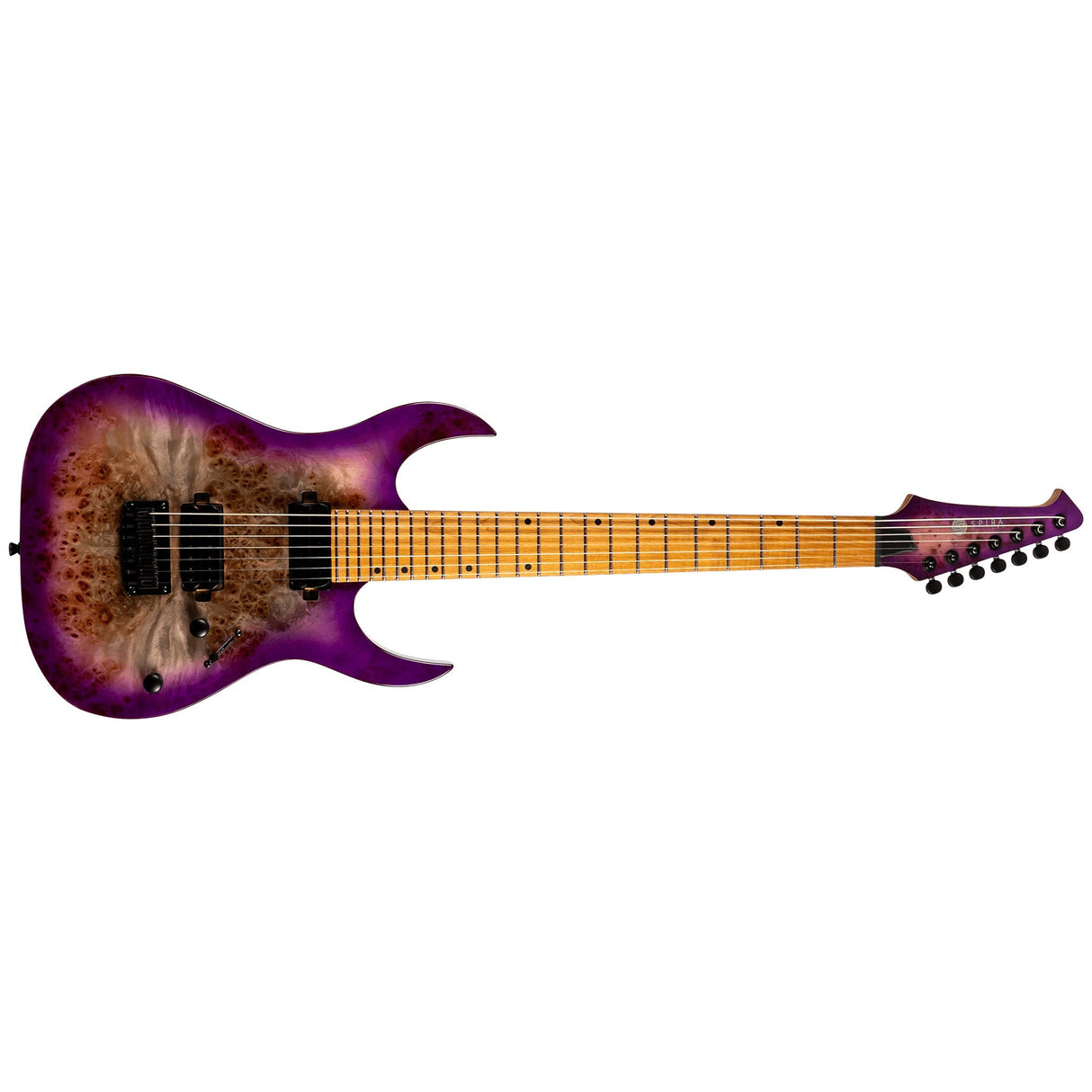 Spira Guitars S 457 Series Electric Guitar - Trans Purple Gloss