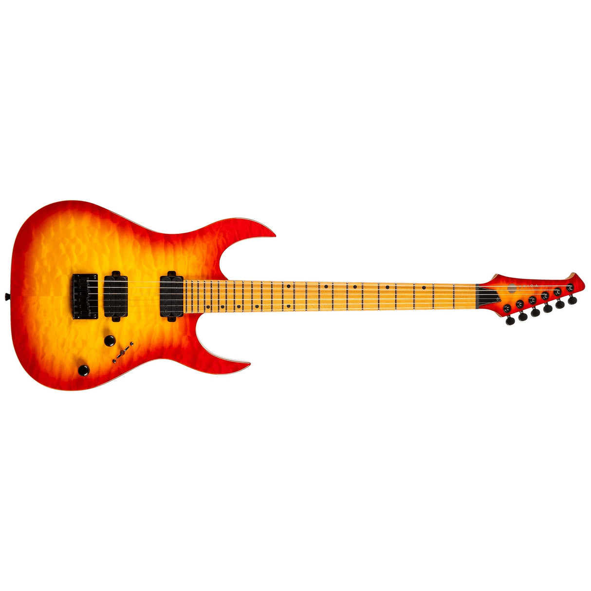 Spira Guitars S 500 Series Electric Guitar - Fireburst Gloss