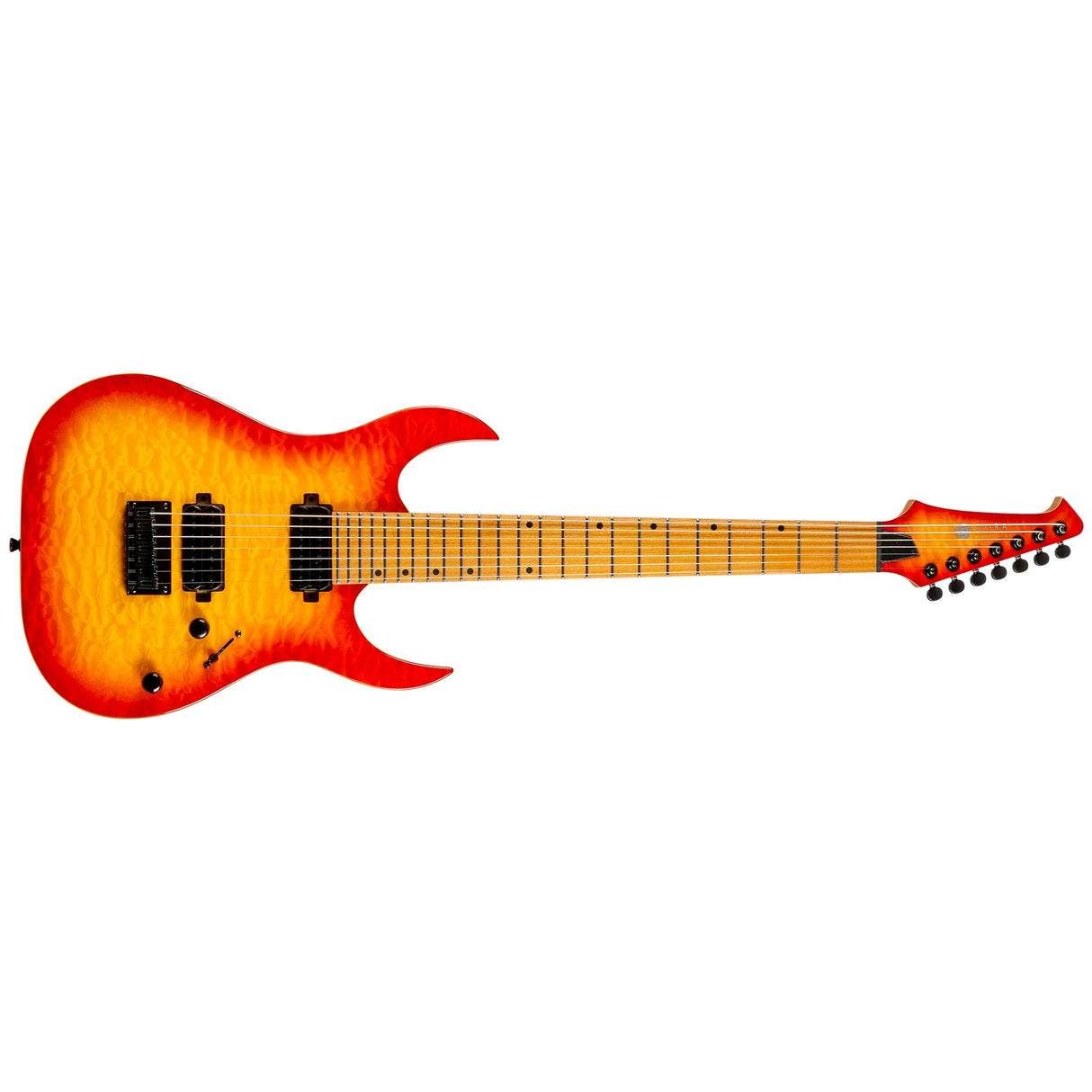 Spira Guitars S 507 Series Electric Guitar - Fireburst Gloss