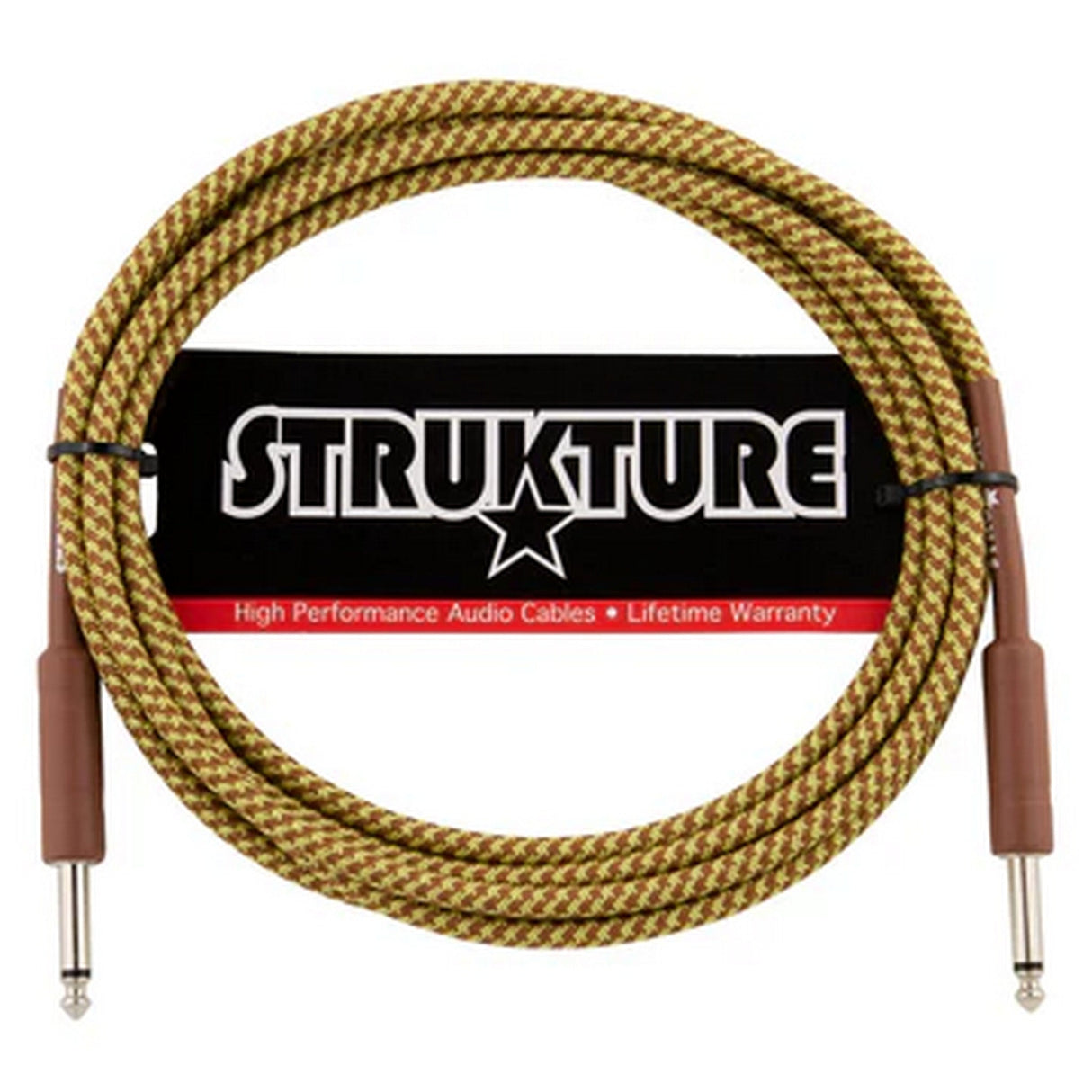 Strukture Vintage Instrument Cable - Tweed / 10-feet / Straight