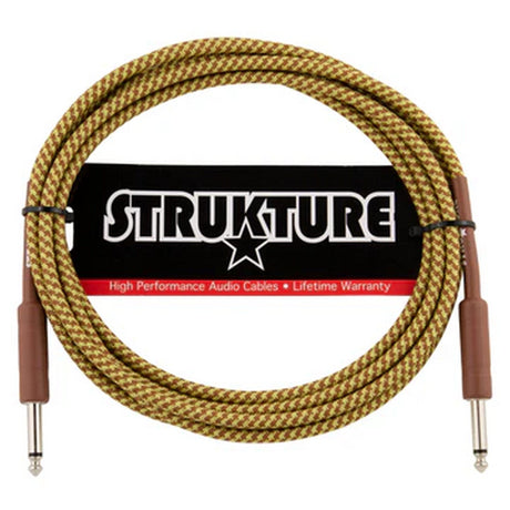Strukture Vintage Instrument Cable - Tweed / 10-feet / Straight