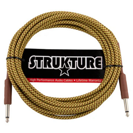 Strukture Vintage Instrument Cable - Tweed / 18.6-feet / Straight