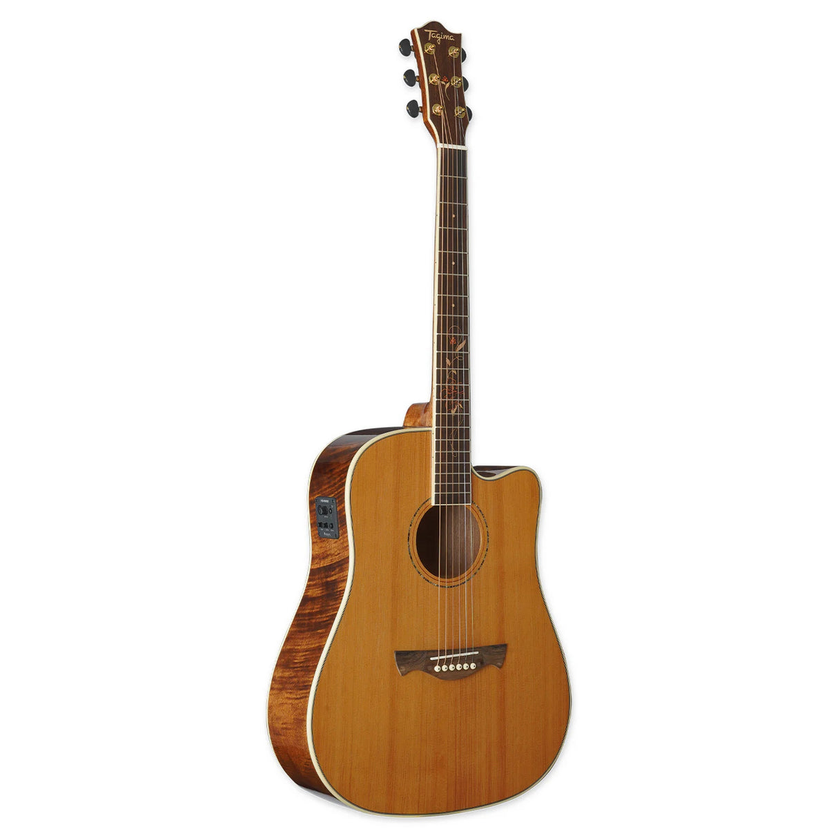 Tagima Florens Series FS 200 EQ Dreadnought Cutaway Acoustic Electric Guitar with Fishman Presys II