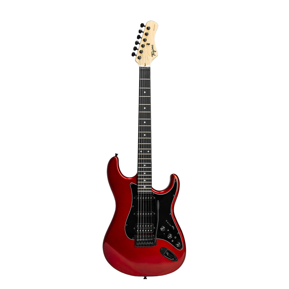 Tagima Sixmart Electric Guitar with Maple Neck and Basswood Body - Sparkling Candy Apple