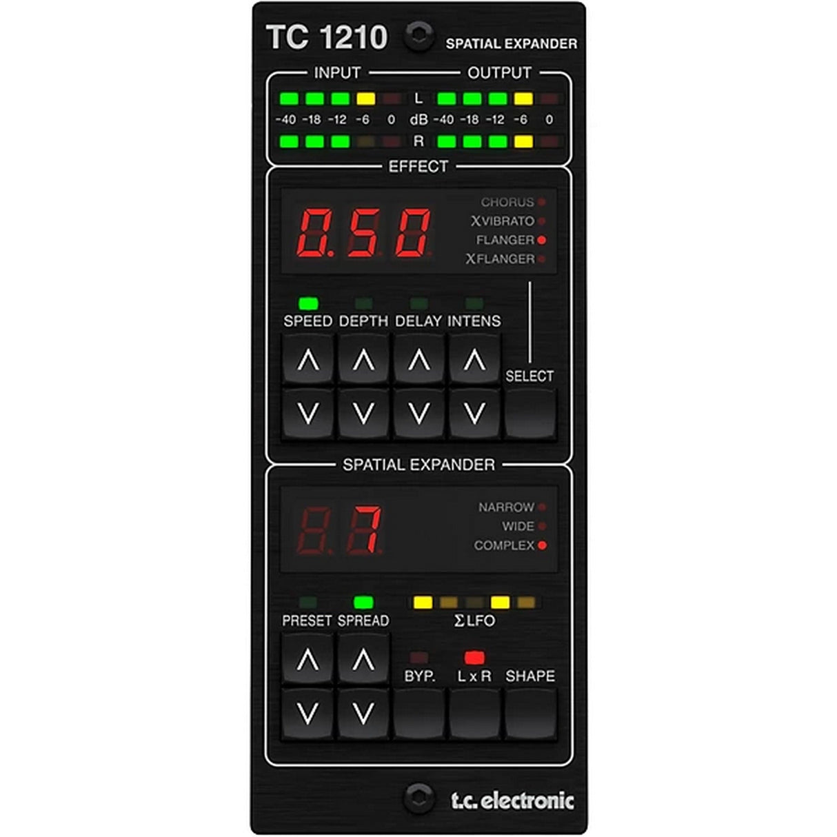 TC Electronic TC1210D-T Spatial Expander Chorus Flanger Plug-in with Controller