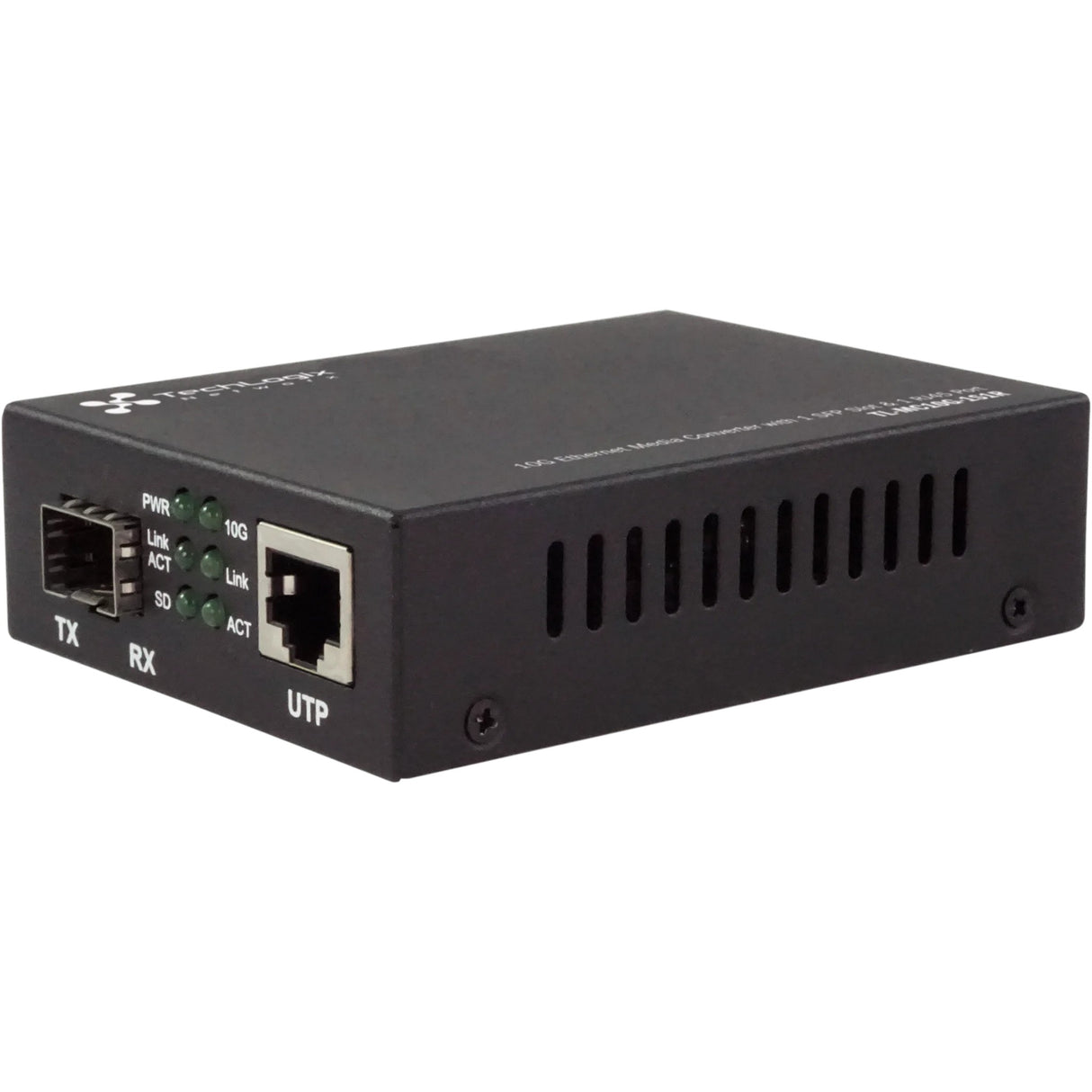 TechLogix Networx TL-MC10G-1S1R 10G Ethernet Media Converter with 1 SFP+ Slot and 1 RJ45 Port