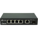 TechLogix Networx TL-NS5R1S-POE 1G Network Switch with 5 RJ45 and 1 SFP, 30W PoE+