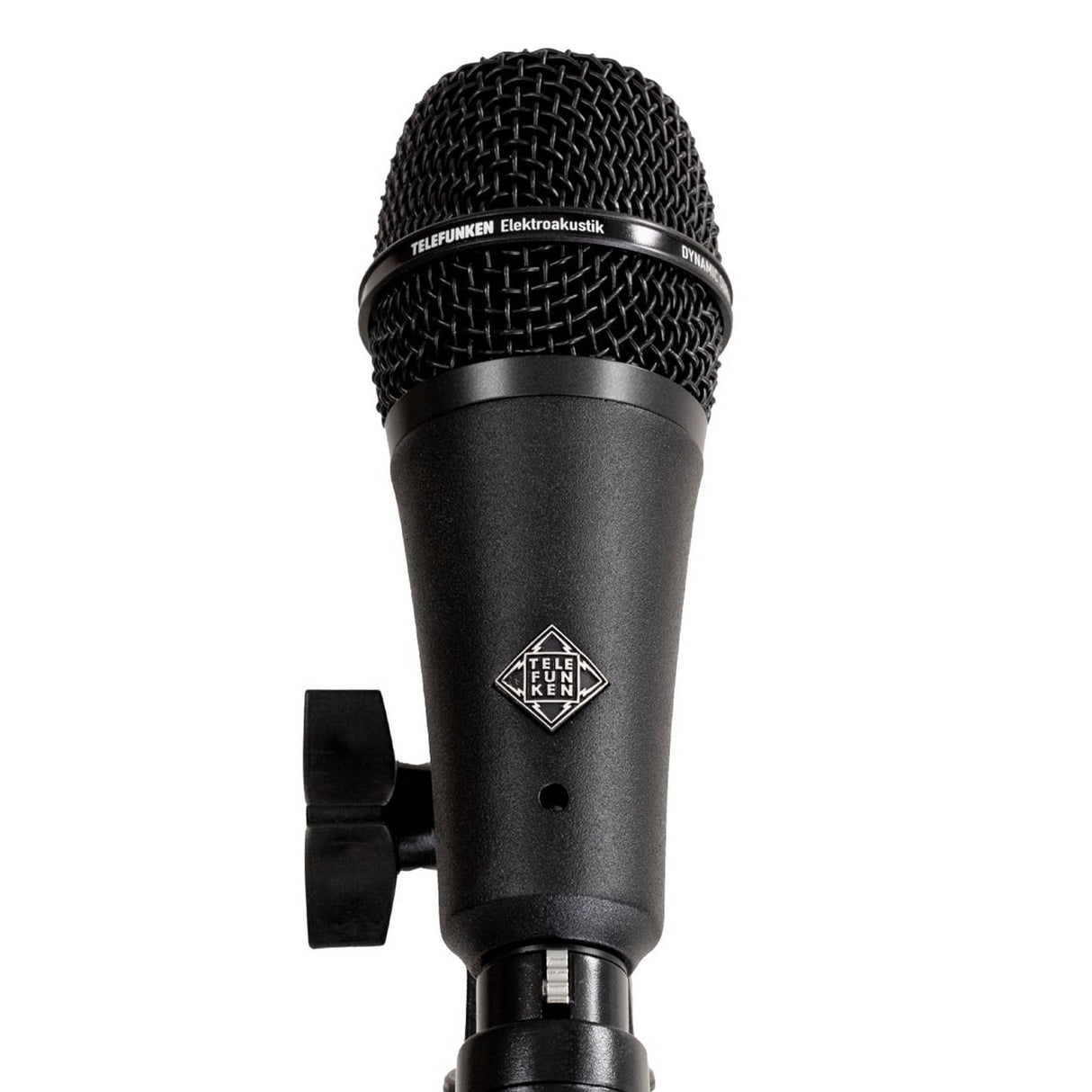 Telefunken M80-SHB Black Low Profile Dynamic Series Cardioid Mic for Snare Drum & Vocals