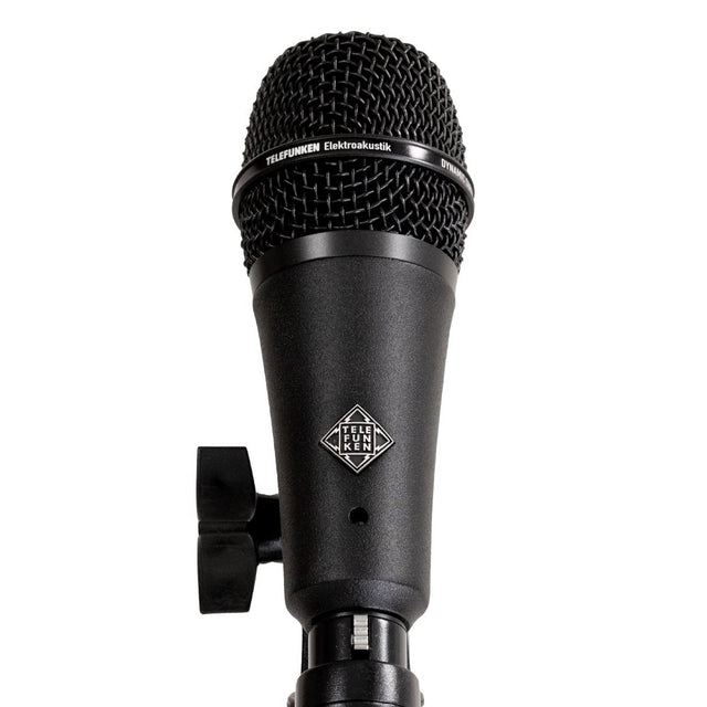 Telefunken M80-SHB Black Low Profile Dynamic Series Cardioid Mic for Snare Drum & Vocals