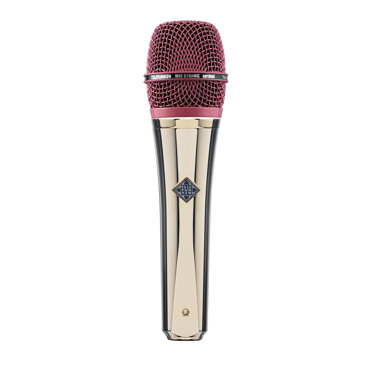 Telefunken M80 Gold Supercardioid Microphone with Pink HD03 Capsule