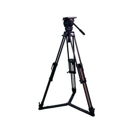 Teris TS-H12CF-Q 2-Stage Carbon Fiber Tripod System with 100mm Flat Base Fluid Head