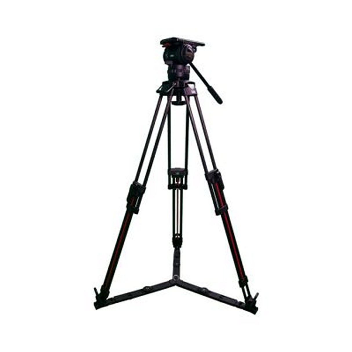 Teris TS-H20CF-Q 2-Stage Carbon Fiber Tripod System with 100mm Flat Base Fluid Head