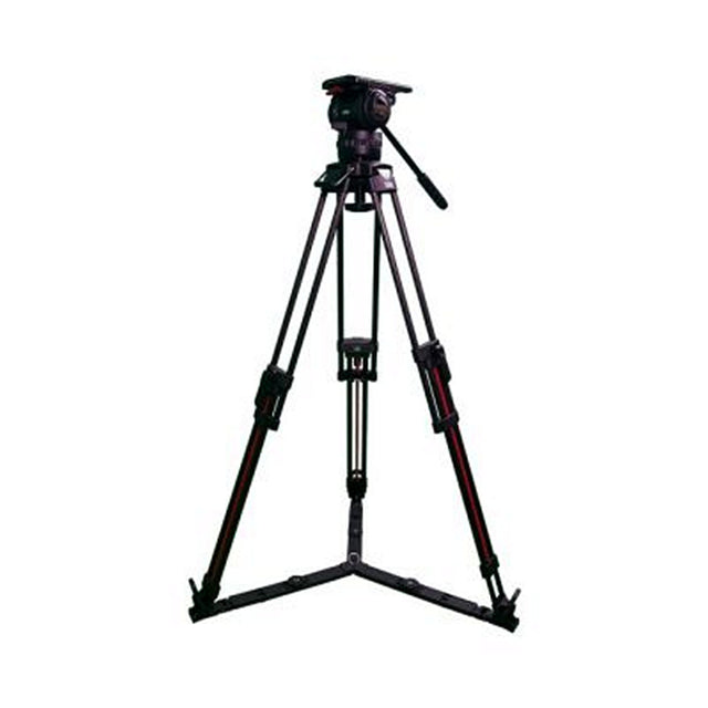 Teris TS-H20CF-Q 2-Stage Carbon Fiber Tripod System with 100mm Flat Base Fluid Head