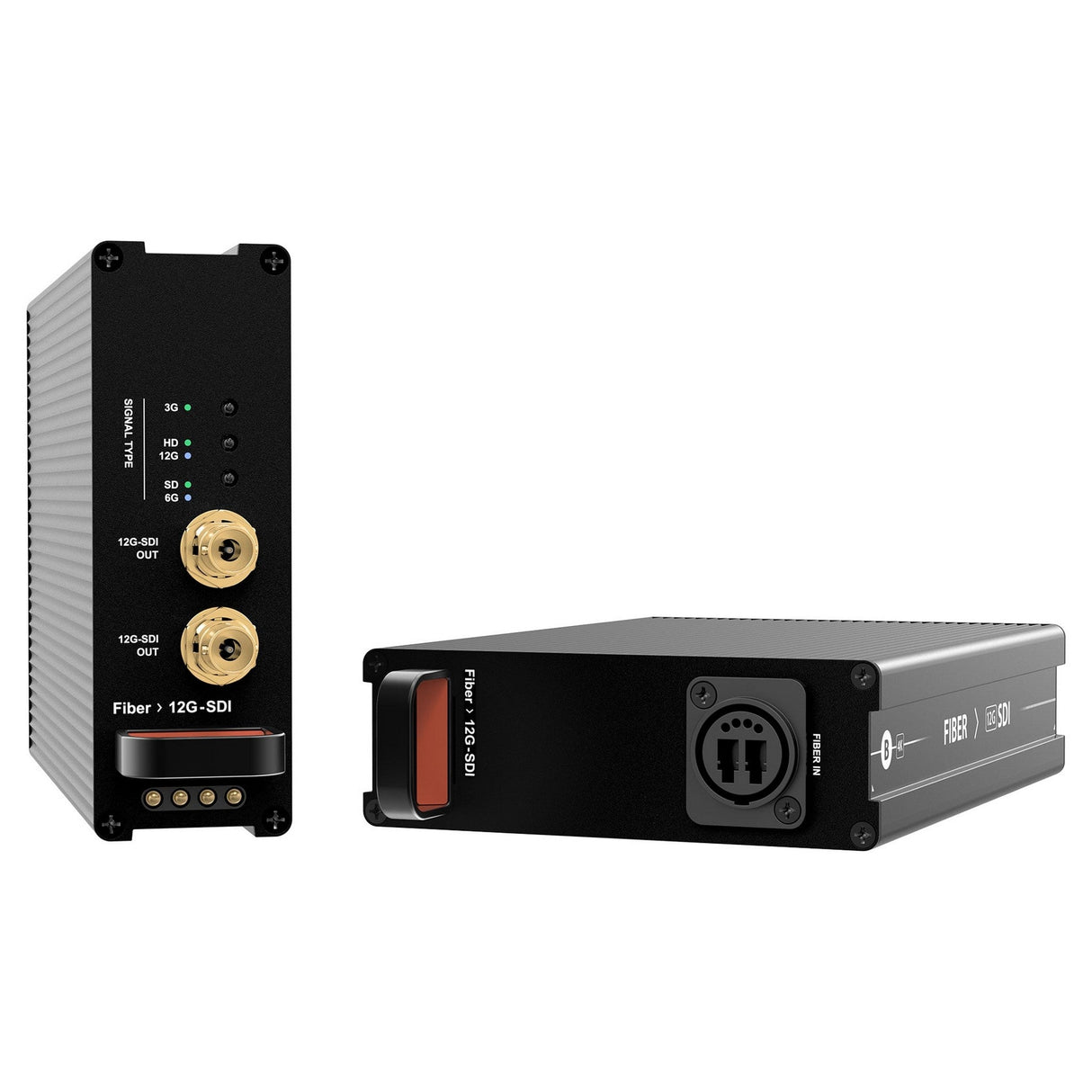 Theatrixx Reversible Module Fiber to 12G-SDI Converter Single-Mode or Multi Mode Optical SDI on ST OpticalCON DUO