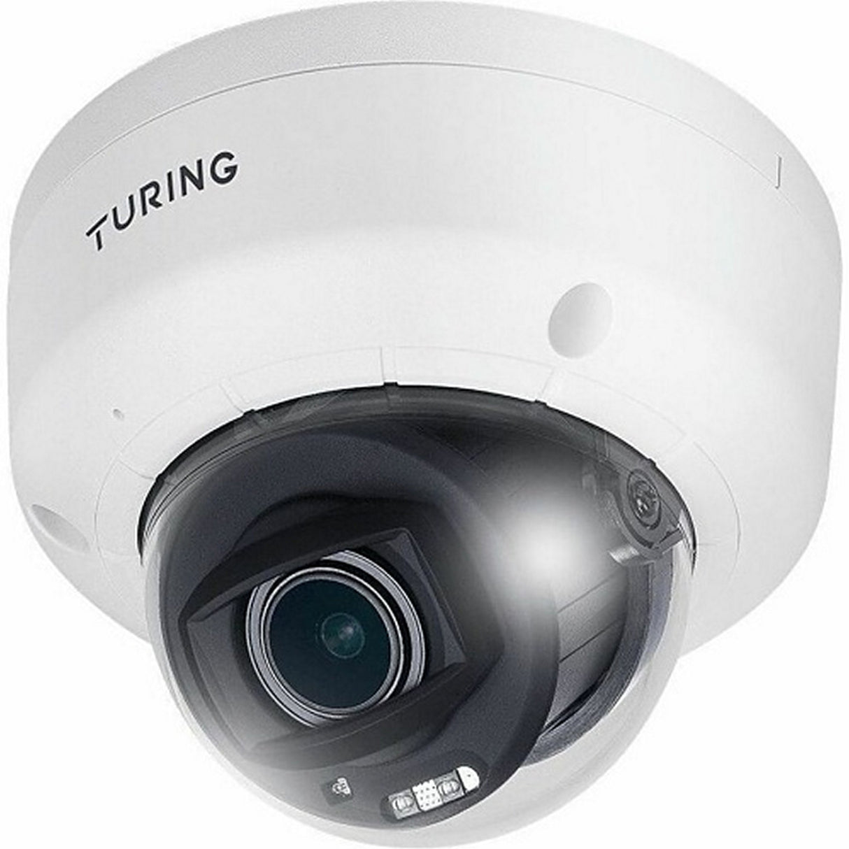 Turing Video EVC5ZD256-1Y 5MP EDGE + Cloud Dome Camera with 2.7-13.5mm Lens White