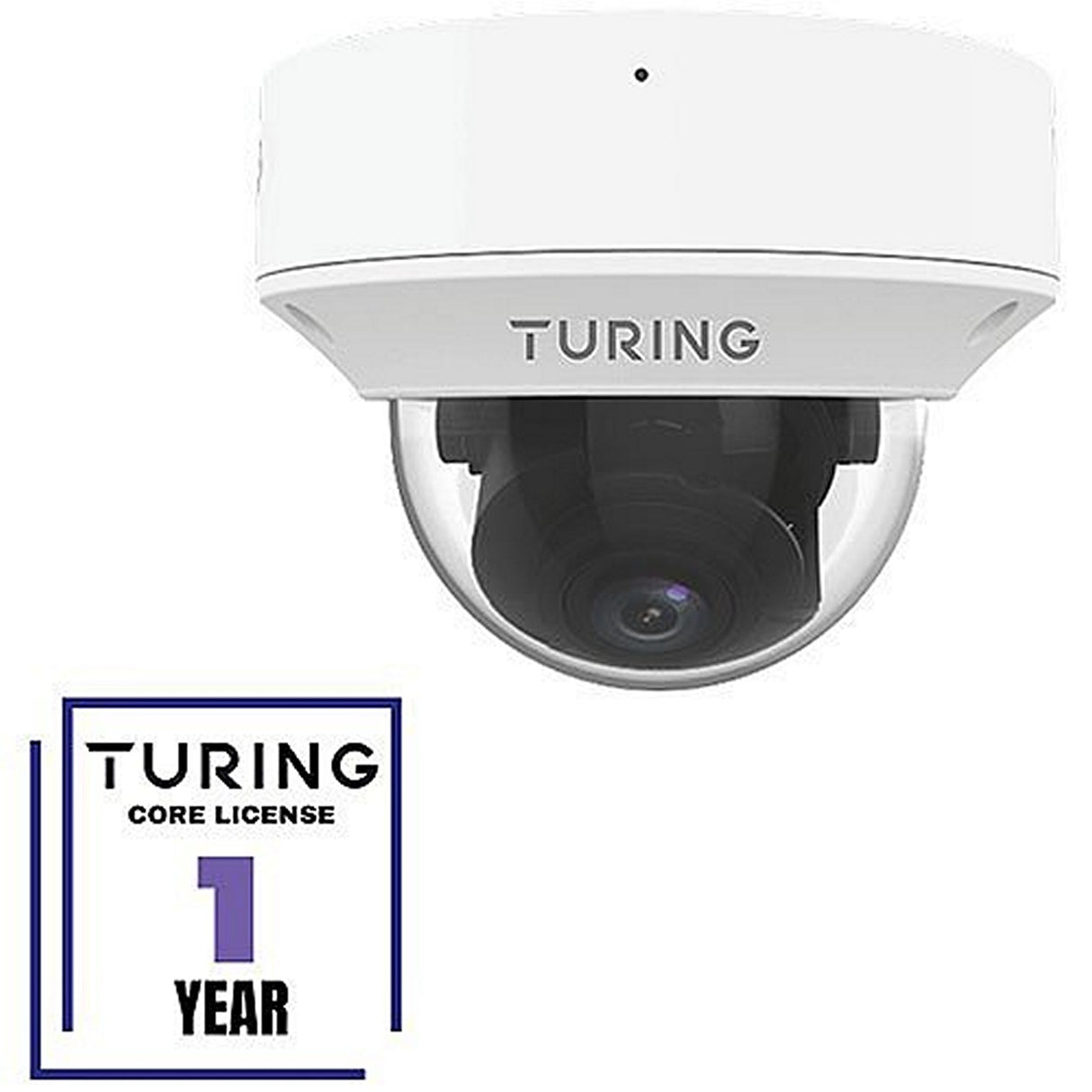 Turing Video TP-MMD8MV2-1Y 8MP IR Dome Camera 2.8-12mm Lens