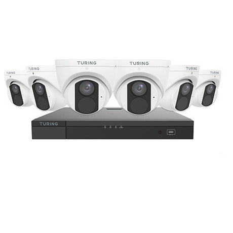 Turing Video TLK6T482 LITE IP Kit 6x 4MP Cameras NVR