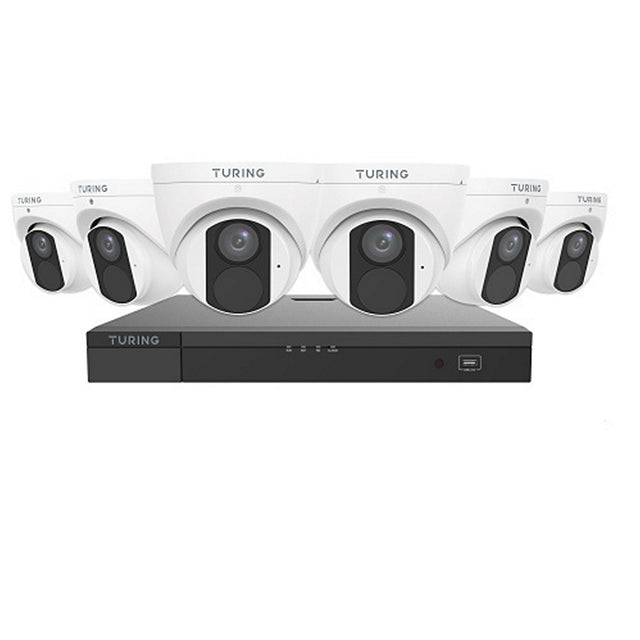 Turing Video TLK6T482 LITE IP Kit 6x 4MP Cameras NVR
