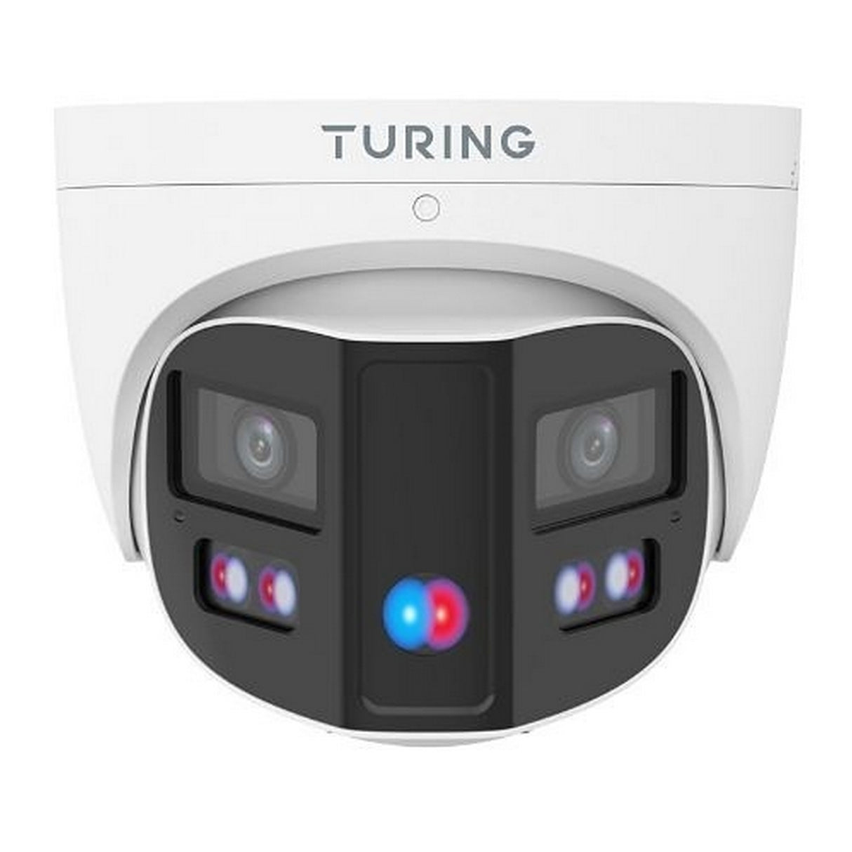 Turing Video TP-X2EAD8MPR-1Y 8MP Panoramic Dual-Sensor Active Deterrence Camera with TV-CORE1Y License