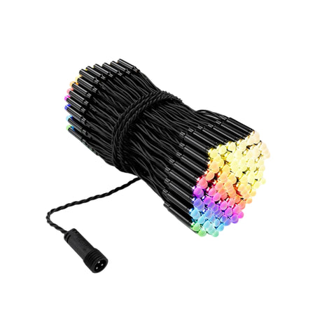 Twinkly Pro Plus String RGBW Decoration Lighting Wire 82-Feet Long 250-Lights - Black