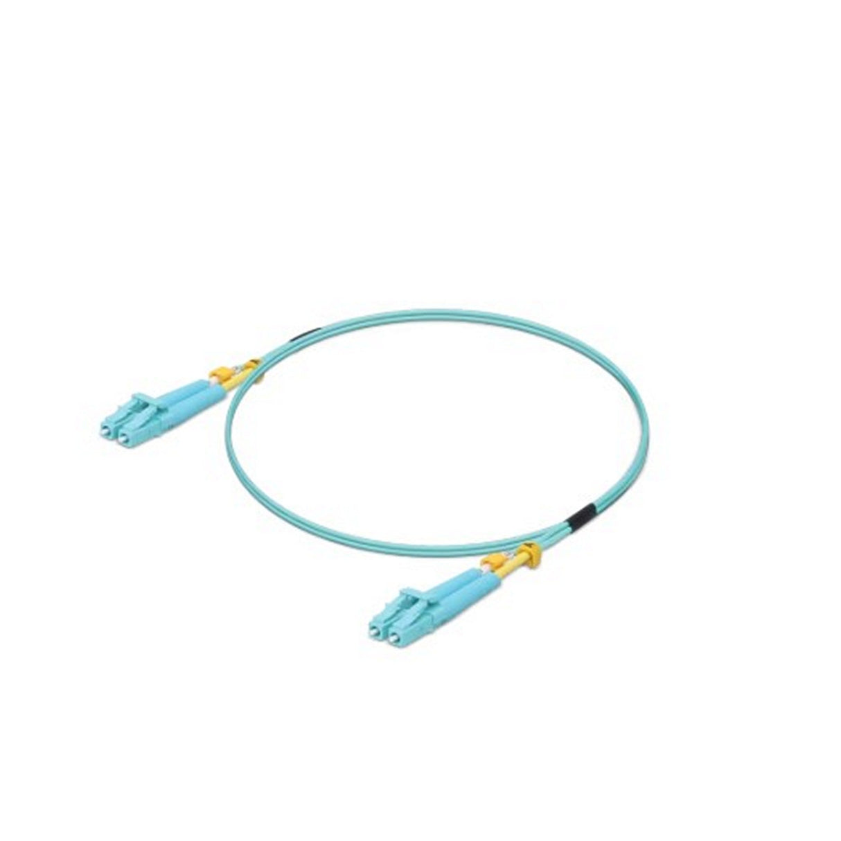 Ubiquiti 10 Gbps OM3 Duplex LC Cable Aqua for Networking - 1M