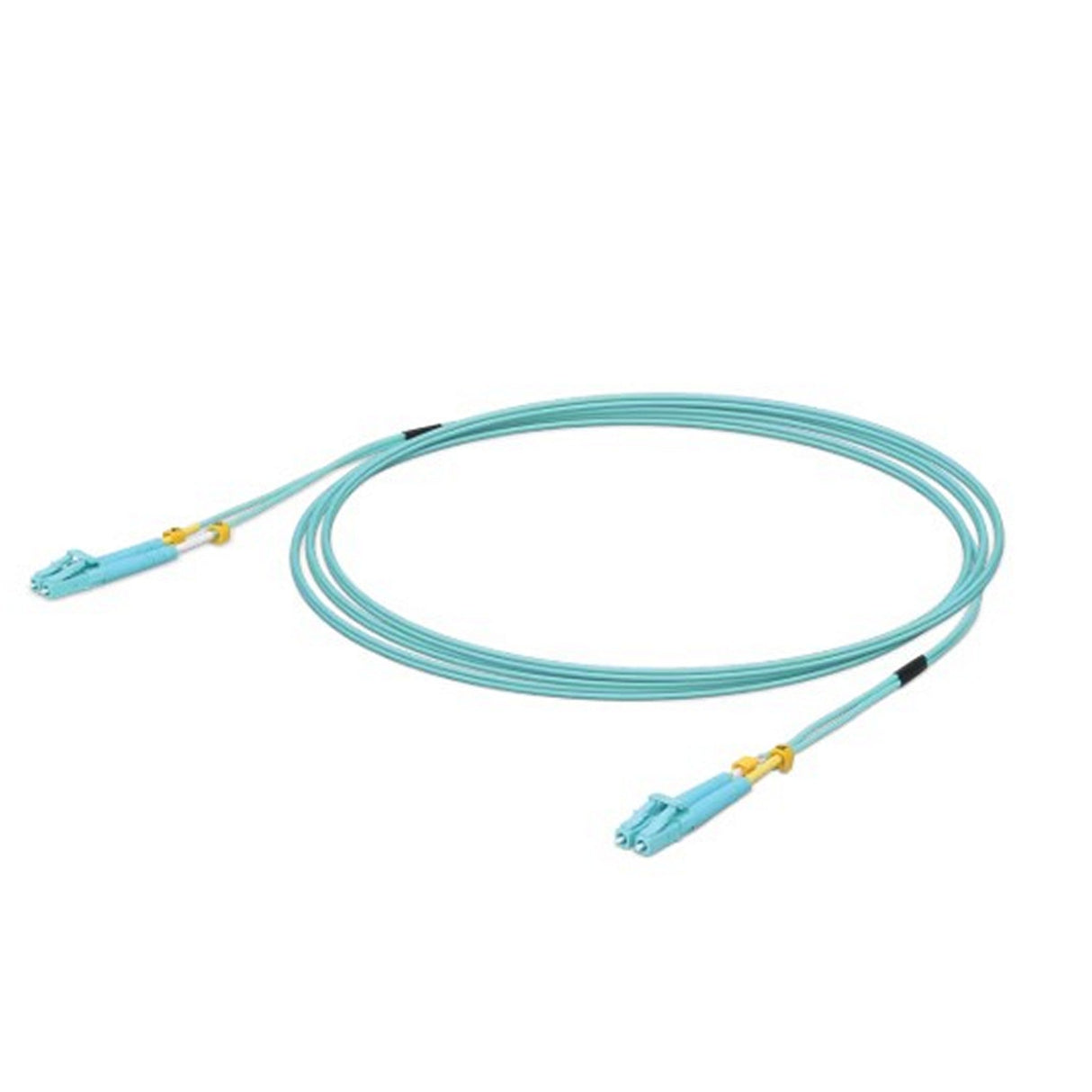 Ubiquiti 10 Gbps OM3 Duplex LC Cable Aqua for Networking - 3M
