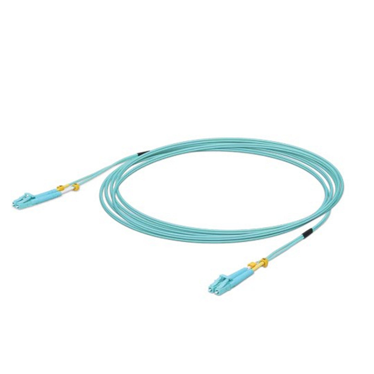 Ubiquiti 10 Gbps OM3 Duplex LC Cable Aqua for Networking - 5M