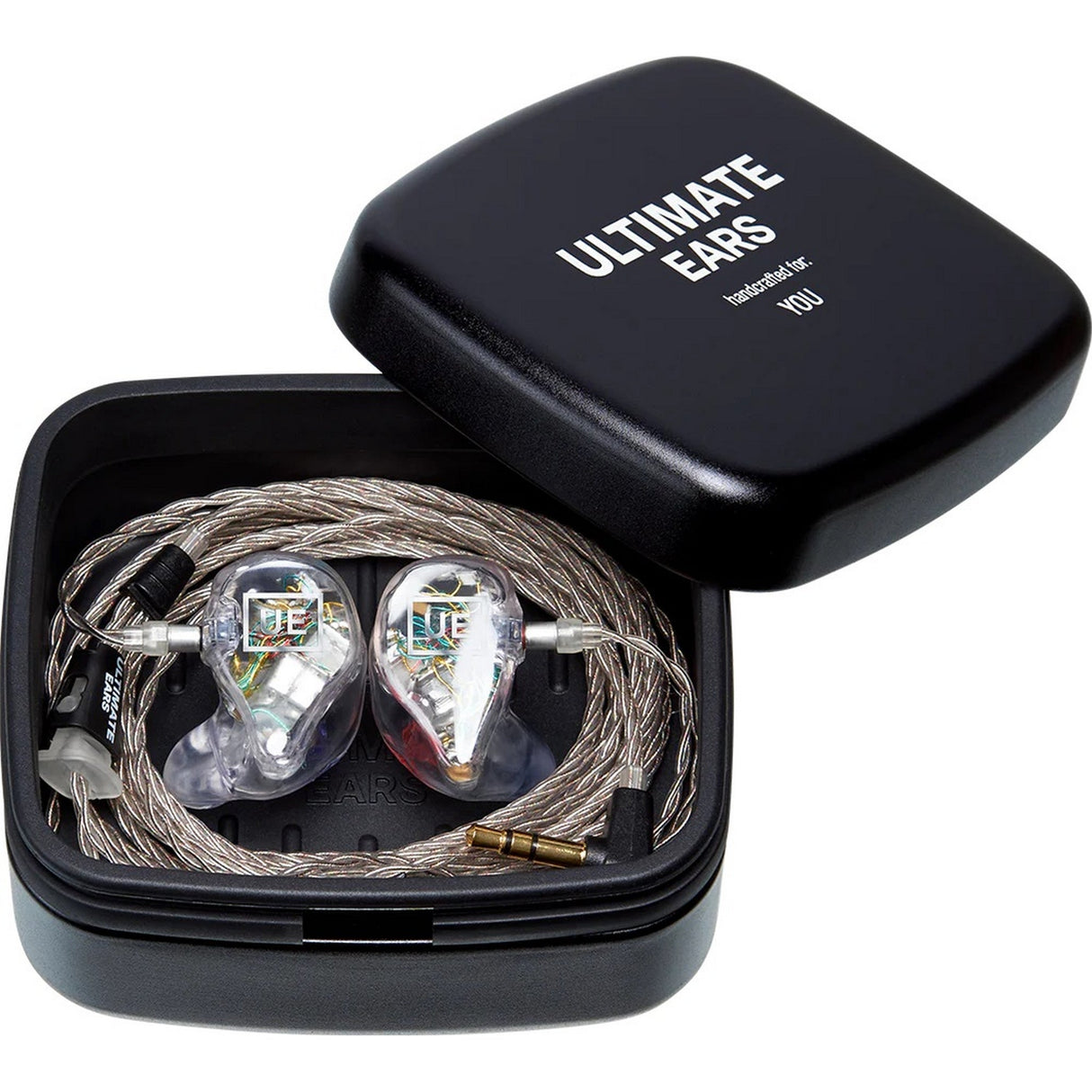Ultimate Ears Engraved In-Ear Headphones Carrying Case Square