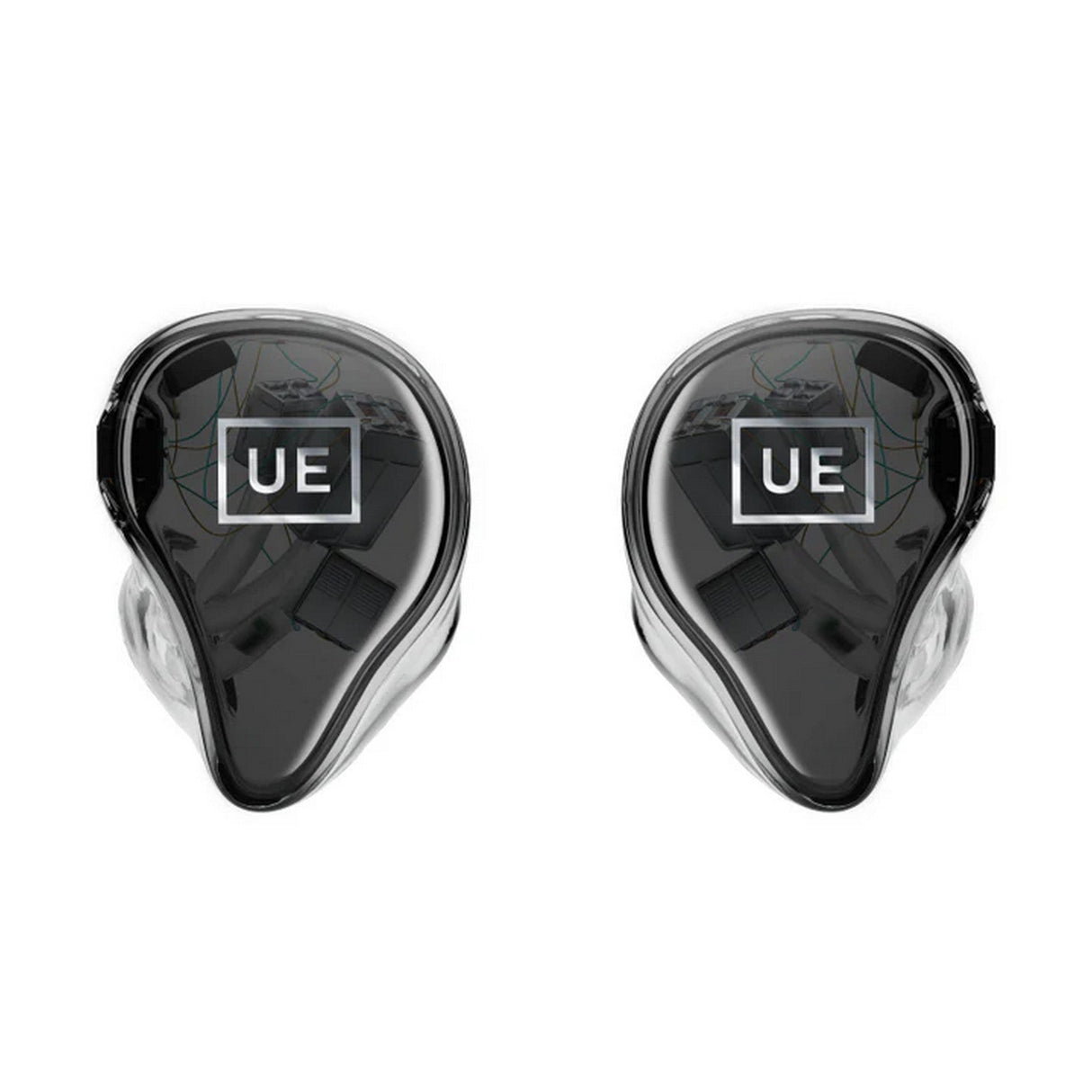 Ultimate Ears UE 18 + PRO Professional In-Ear Monitors - Translucent Jet Black / No / Yes
