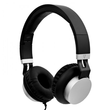 V7 HA601 Premium 3.5mm On-Ear Stereo Headphones with Microphone