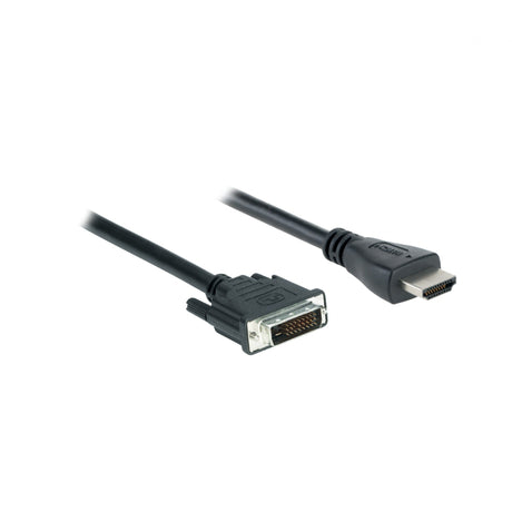 V7 V7E2HDMIDVID-02M HDMI 1.4 Male to DVI-D Male Single-Link 1080P FHD Cable 6.6-Foot Black