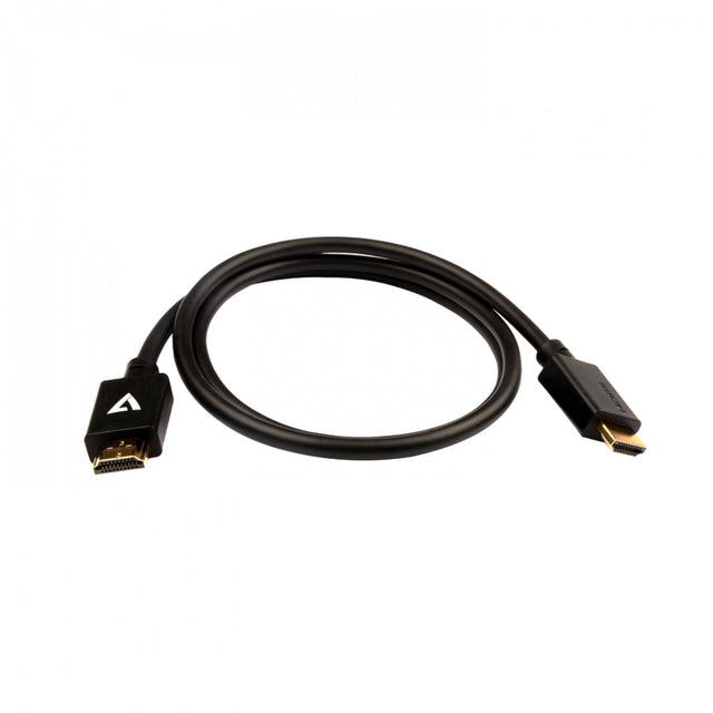 V7 V7HDMIPRO-1M-BLK 48 Gbps 8K UHD HDMI 2.1 Cable 3.3-Foot Black