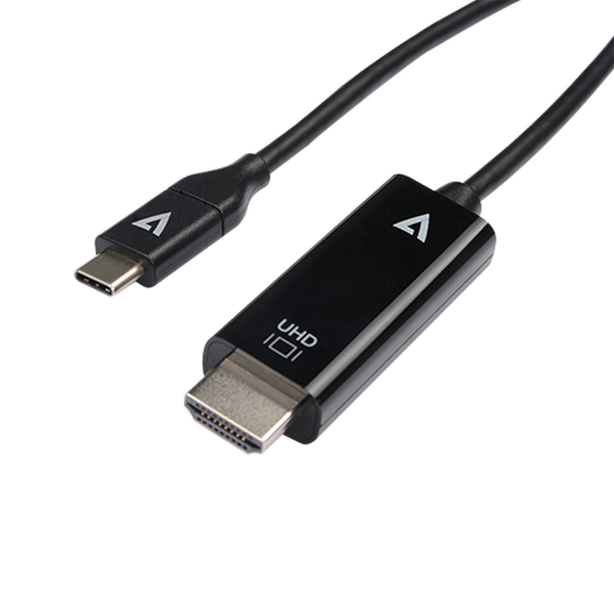 V7 V7UCHDMI-1M USB-C Male to HDMI 2.0 Male 21.6 Gbps 4K UHD Cable 3.3-Foot