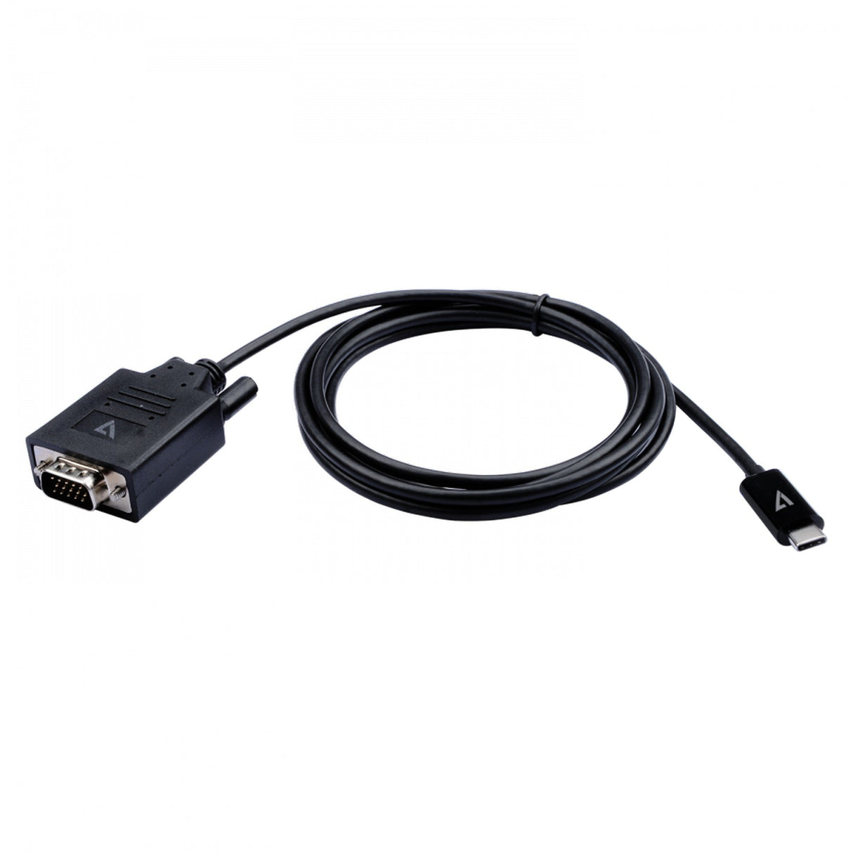 V7 V7UCVGA-2M USB-C to VGA Adapter Cable 6.6-Foot