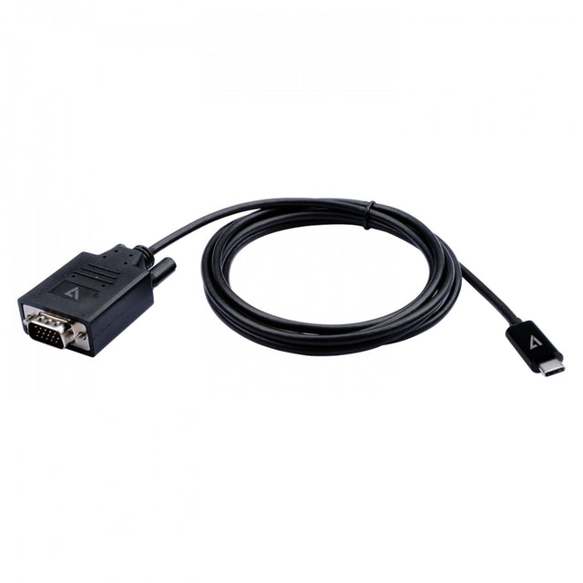 V7 V7UCVGA-2M USB-C to VGA Adapter Cable 6.6-Foot