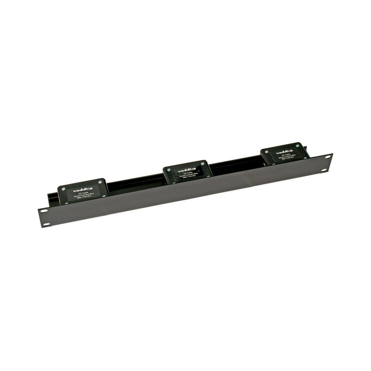 Vaddio 998-1105-002 Quick-Connect Box Rack Panel, Black