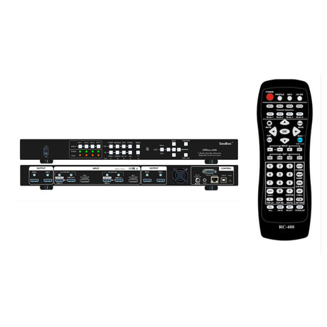 VigilLink 4 CH 4K In/Out Video Wall Controller 2x4 Matrix Switch
